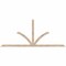 Ekena Millwork Richland Smooth Timber Gable Bracket, Douglas Fir, 108"W x 45"H x 1 1/2"D x 3 1/2"F, 10/12 Pitch GBW108X45X0204RIC00SDF - alternate 1